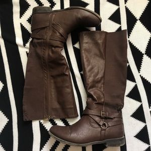 Lane Bryant Brown Riding Boots.